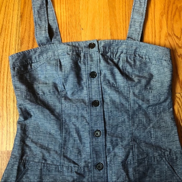 Derek Lam for DesigNation chambray jumper dress size 10 - Picture 6 of 9
